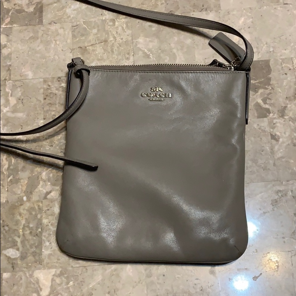 Coach grey crossbody